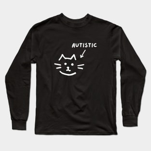 Autistic Cat Long Sleeve T-Shirt